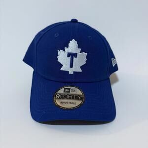 Toronto Maple Leafs Logo Cap Hat Adult Blue One Size Hockey New Era Men’s